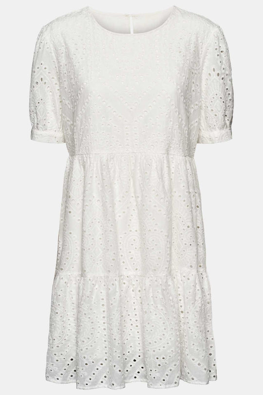 VilmaIC Kleid - Weisse Stickerei