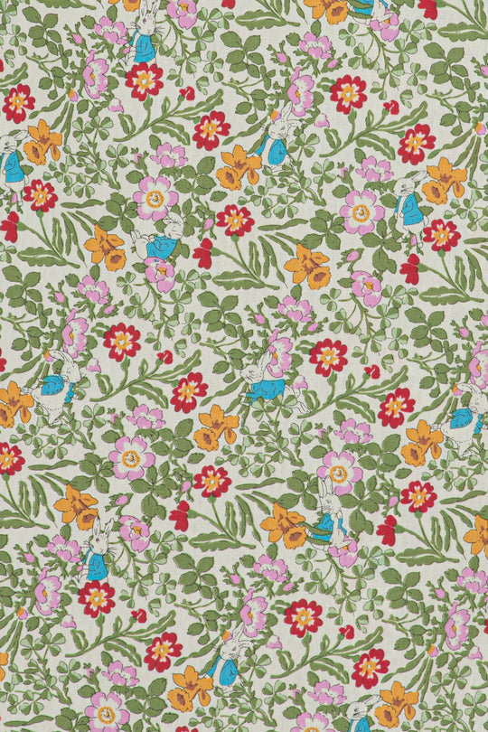 NaomiIC Langes Kleid - Grüner Blumenmuster
