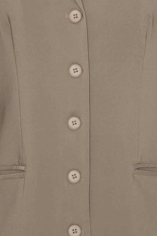 SelmaIC Blazer Kleid - Dunkel Beige
