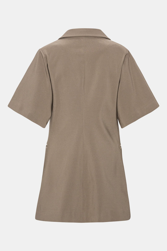 SelmaIC Blazer Kleid - Dunkel Beige